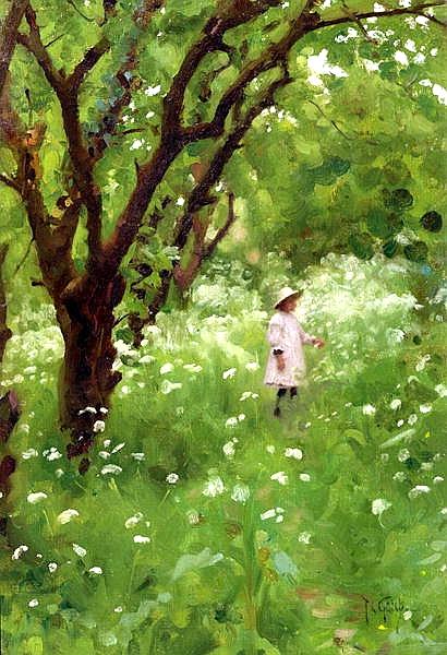 Thomas Cooper Gotch The Orchard